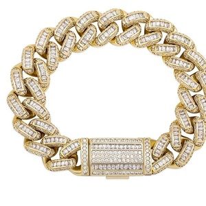 Gold Cuban Link Bracelet